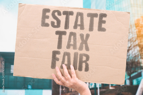 Fotografi "Estate tax fair" The inheritance levy can promote equality