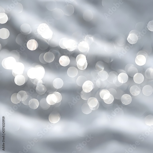 abstract silver bokeh background