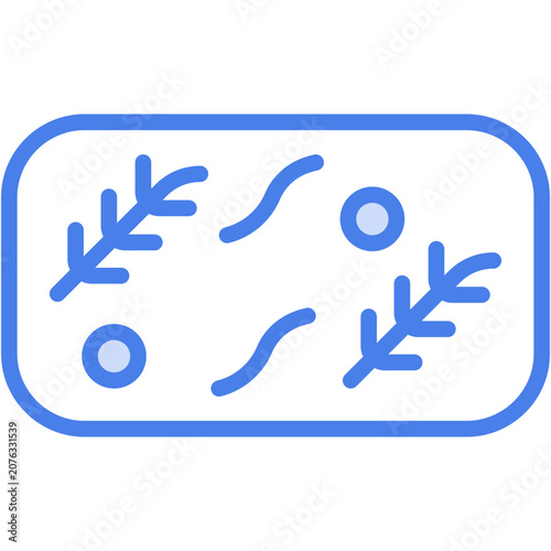 Focaccia Icon - Vector Graphic Design
