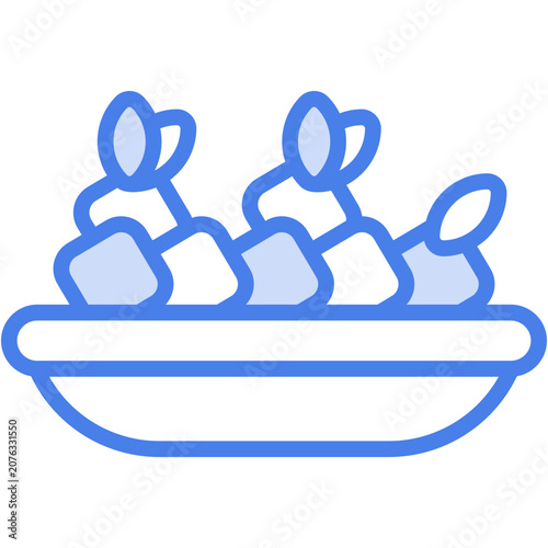 Bruschetta Icon - Vector Graphic Design