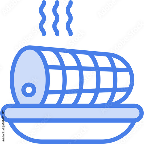 Ham Icon - Vector Graphic Design
