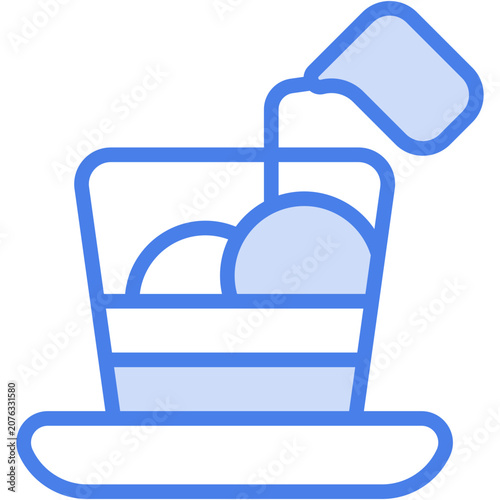 Affogato Icon - Vector Graphic Design