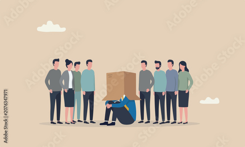 Fotografía Business mistake meeting teams together industrial misfortune and unlucky, bankr