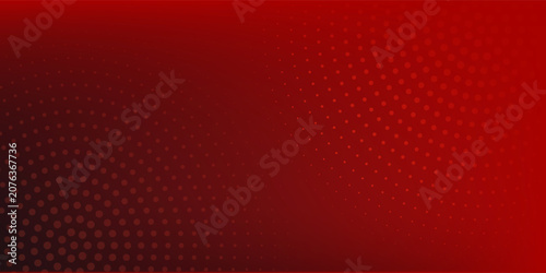 Abstract background made of halftone dots in red colors