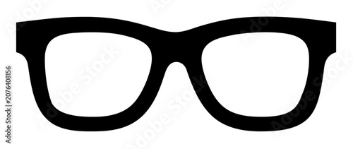 Clean flat vector line icon featuring stylish sunglasses, designed for sunny weather forecasts, leisure catalogs, or travel accessory layouts.