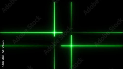 Neon green laser grid abstract background, dynamic glowing lines motion digital technology interface overlay