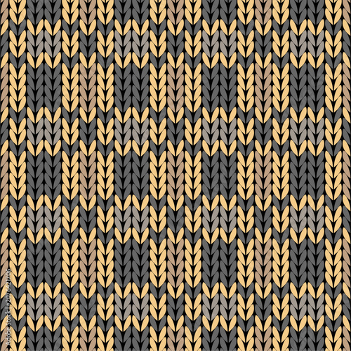 Knitted background pattern wallpaper knitting decorative print handmade textile knitting handiwork