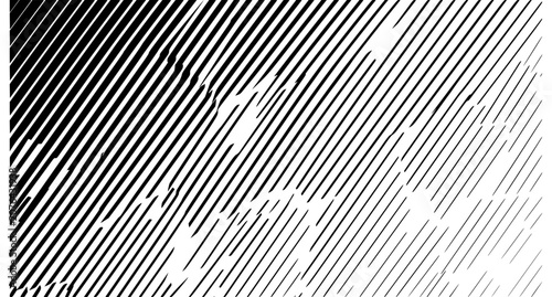 Abstract Diagonal Halftone Line Gradient Pattern with Modern Geometric Vector Texture