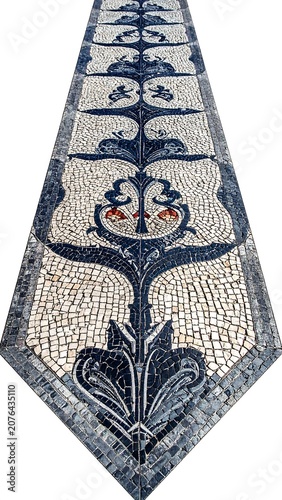 Intricate black and white mandala pattern design.