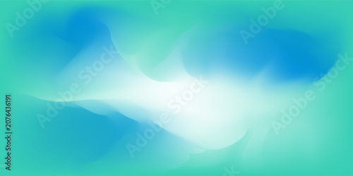 Foto Amazing Blue Green Blur Gradient With Grainy Noise Texture