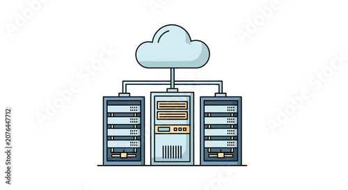 Cloud computing server network architecture