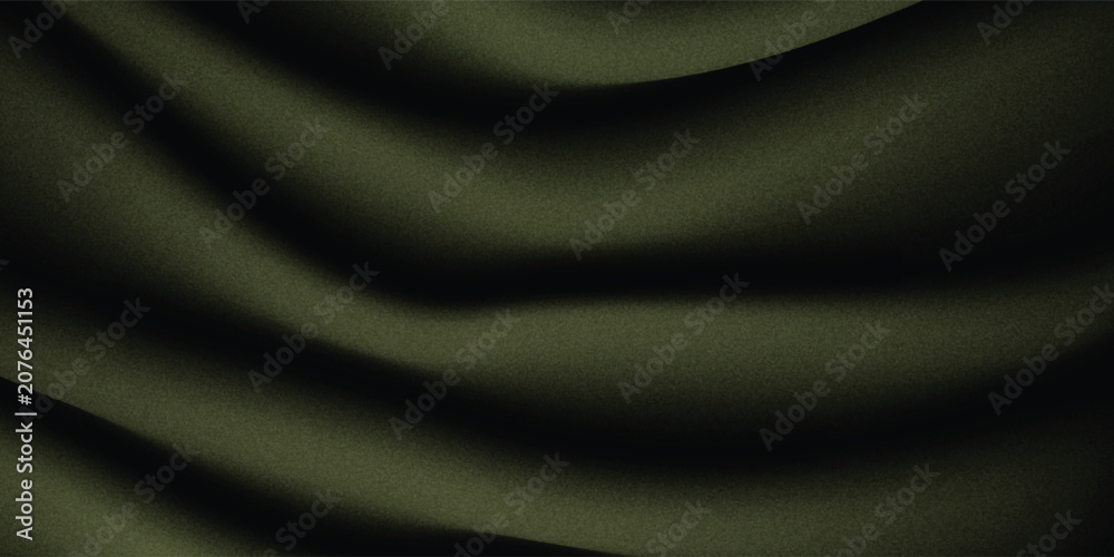 Fototapeta premium Abstract teal background with a soft wavy silk fabric texture and fine grain detail. This vector illustration is ideal for luxury branding, elegant wallpapers, and textile designs.Print