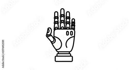 Photos Robotic prosthetic hand with articulate fingers