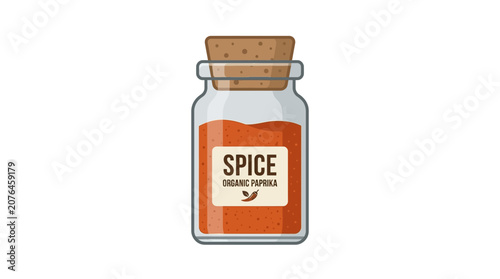 Konstfotografi Spice in a glass jar.