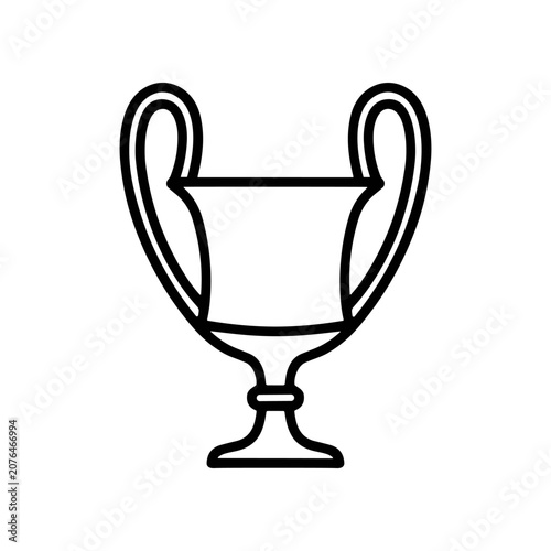 Trophy Cup Award Winner Symbol.