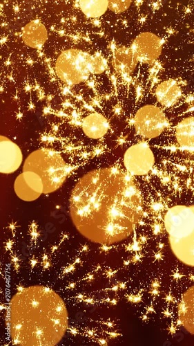 Luxury Christmas Bokeh Background Gold Lights Elegant Festive Atmosphere Premium Holiday