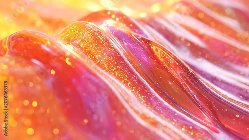 Sparkling Wavy Motion Background Shimmering Glitter Loop