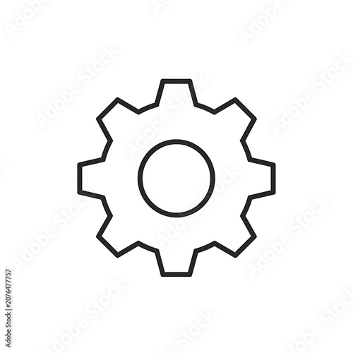 Abstract line art symbol for creativity and ideas.
