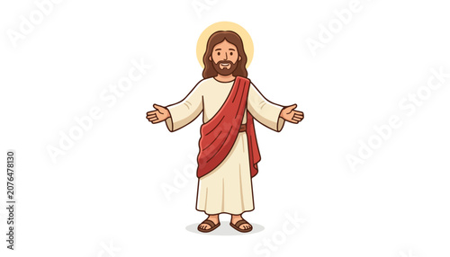 Foto Jesus Christ clipart vector illustration