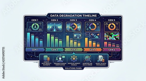 Artificial intelligence data degradation timeline and solutions panel