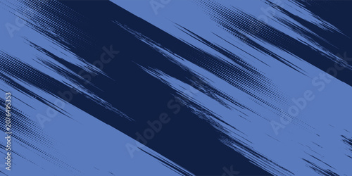 Abstract Brush Background with Sporty Style and Halftone Effect. Brush Stroke Illustration for Banner, Poster, or Sports Background. Scratch and Texture