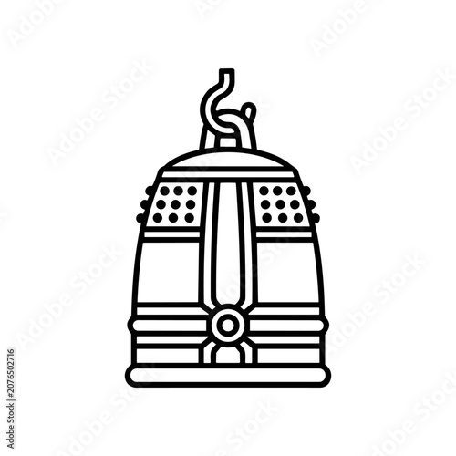 Obraz na plátně Dalek Robot from Doctor Who Series.