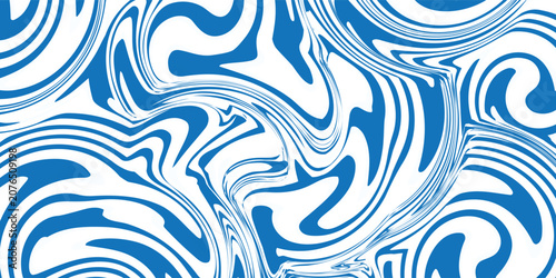Abstract Wave Patterns. Vector Wavy Line Backgrounds. Retro Groovy and Psychedelic Swirl Graphics. Liquid Seamless Patterns