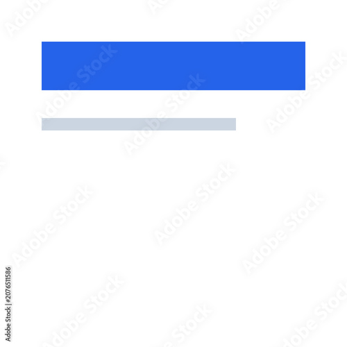 Clean and Minimalist SVG Template with Blue Header and Gray Subheader