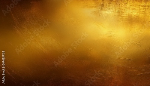 Abstract Background Metalic Gold Background With Grungy Brushed Texture