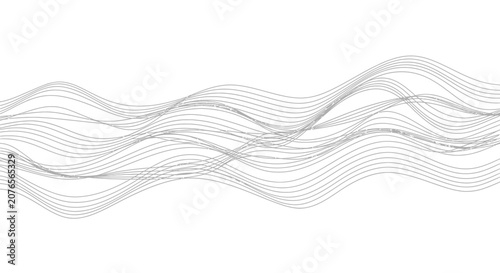 Wavy lines on a in a vector illustration style