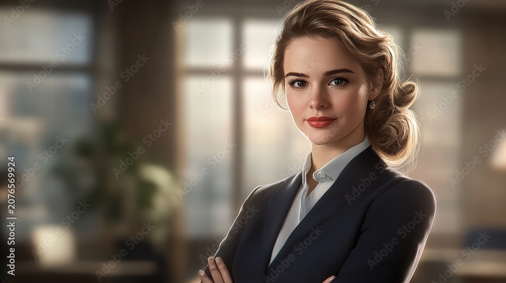 Fototapeta premium confident businesswoman portrait