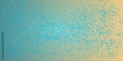 Abstract Blue Gradient Background With Speckled Texture, Subtle Gold Tones and Modern Overlay