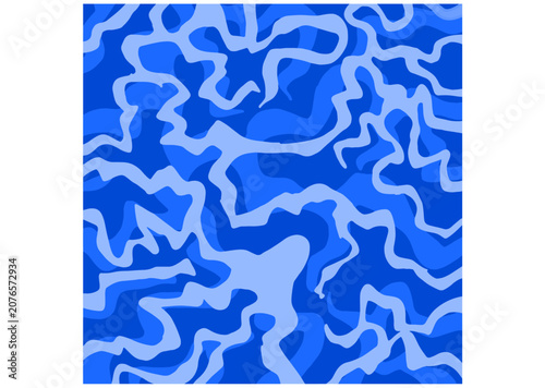 Abstract Blue Swimming Pool Light Pattern Square Background