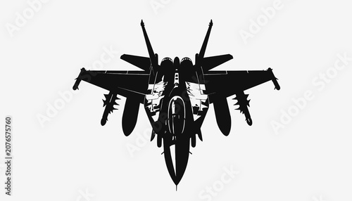 Foto Fighter Jet Aircraft Military Plane.
