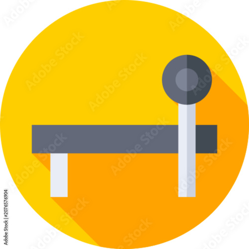 Bench Seat Furniture Outdoor Park Garden Icon