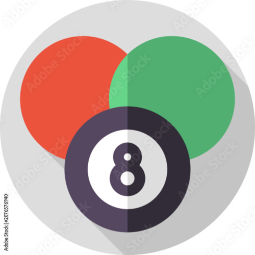 Billiard Pool Game Sport Ball Table Icon