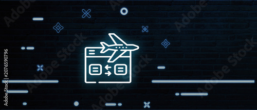 Konstfotografi Online airline ticketing and tourism management system concept