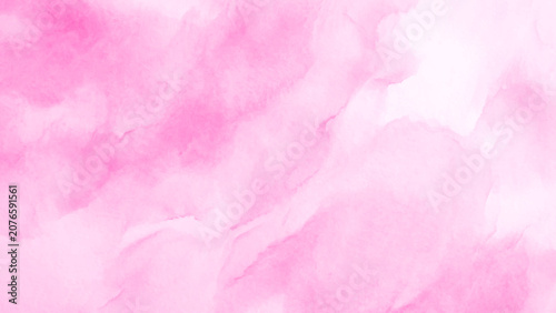 Abstract pink watercolor background texture. Soft pastel magenta wash overlay for wedding invitation and graphic design