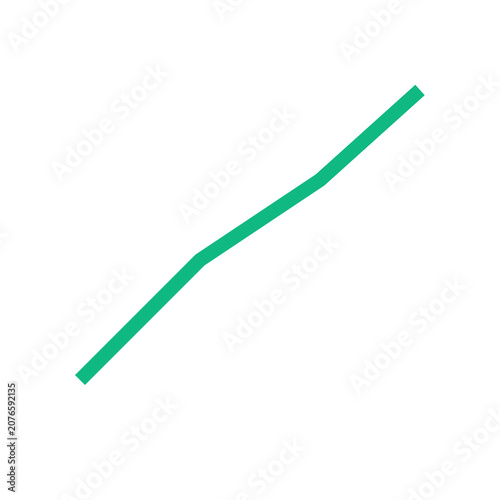 Business Growth Chart Showing Increasing Startup Development and Success