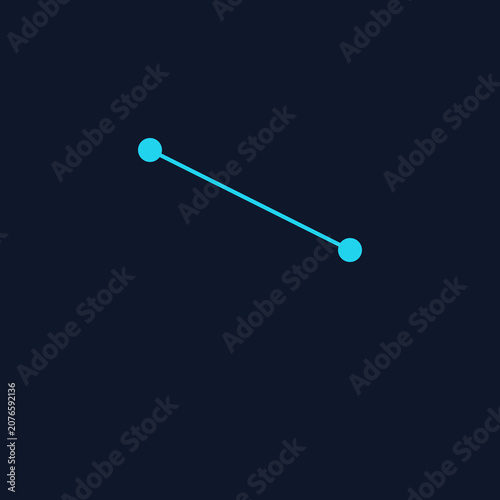Digital Neural Network Illustration with Connecting Nodes and Lines