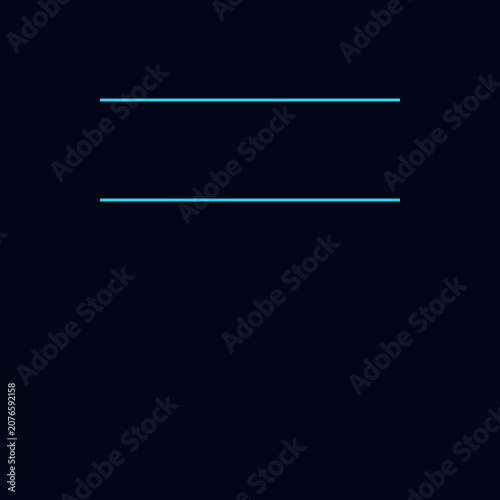 Abstract Digital Matrix with Blue Lines on Dark Background