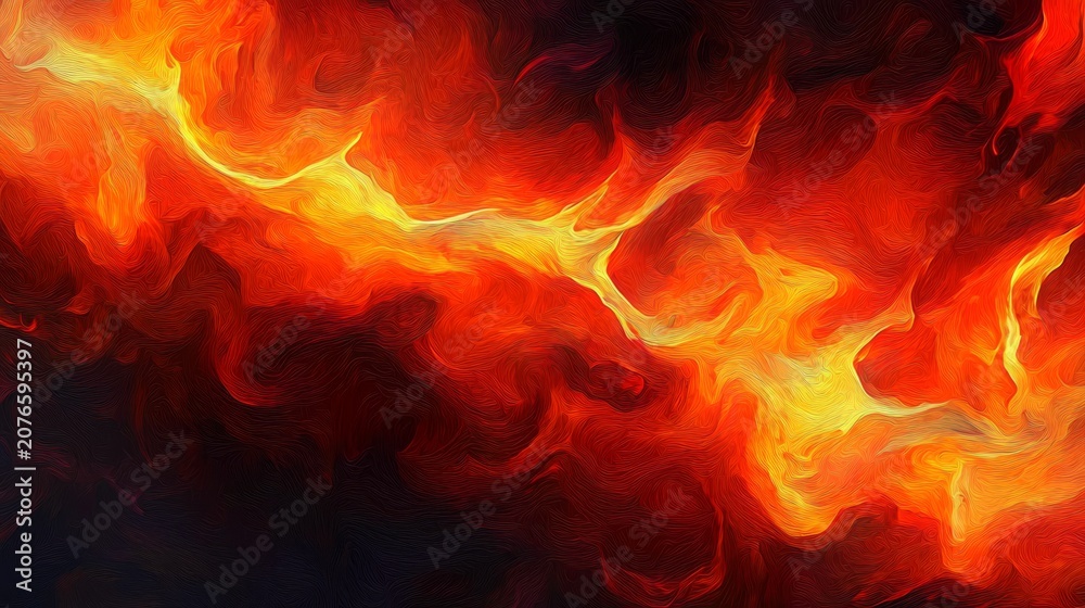 Fototapeta premium Luminous Patterns of Fire and Flame Artistry
