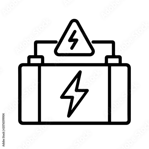 High Voltage Battery Status icon design
