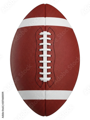 Classic american football isolated on transparent background