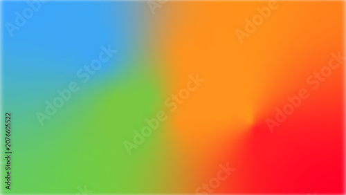 Abstract colorful fluid gradient background with vibrant blue, green, orange, and red color transitions