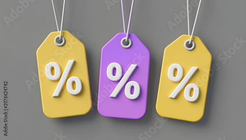 Percentage Tags of Sale
