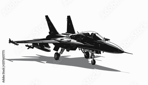 Fotografía Fighter Jet Military Aircraft Plane.