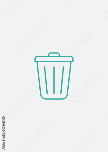 trash bin icon