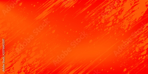 Abstract Sports Background with Orange and Red Gradient Brushstrokes and Halftone Effect