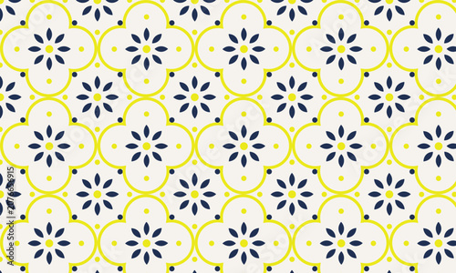 vector seamless pattern with tile 